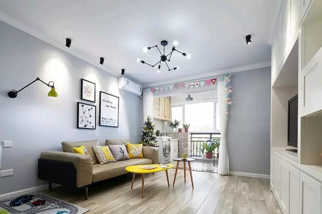 102㎡北欧风，活泼淡雅的空间设计案例
