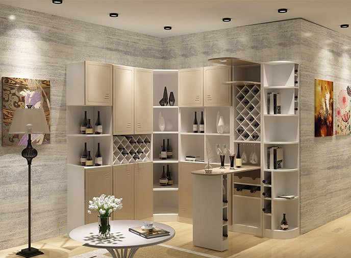 酒柜+吧台设计，美出了天际！