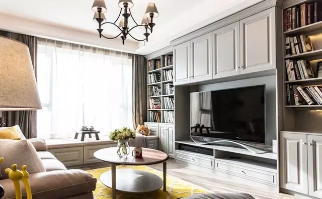110㎡的现代二居室案例，储物柜这样设置才巧妙