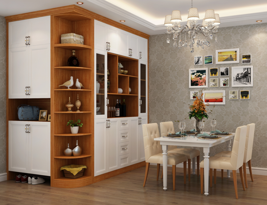 餐边和玄关的结合，简直天生一对！