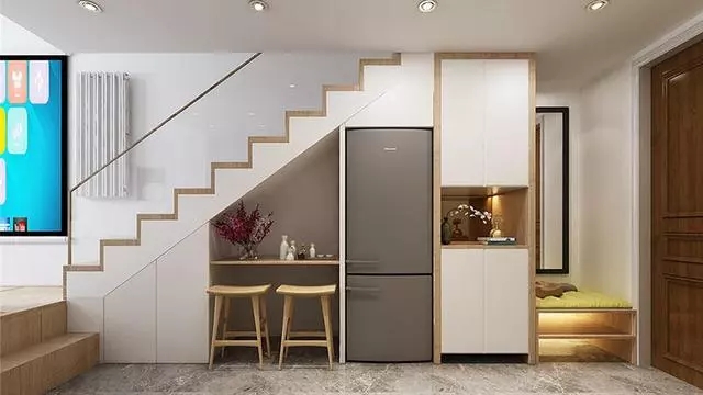 最合理的楼梯柜设计案例，美翻了不说还一点都不浪费！