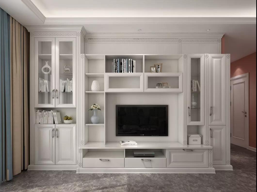 秋日也可以这样给自家的客厅来一抹优雅的简欧风！