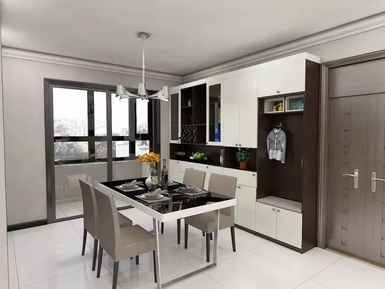 入户玄关鞋柜这样设计,惊动了我的朋友圈