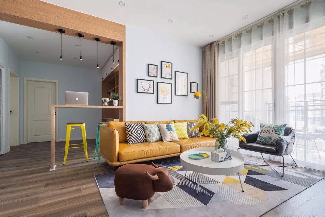 【推荐】122㎡北欧风三居室，清新文艺的活力空间！