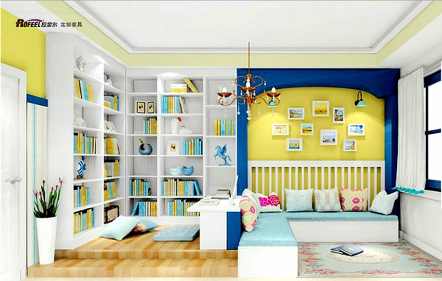儿童书房灯光用这种颜色最好！