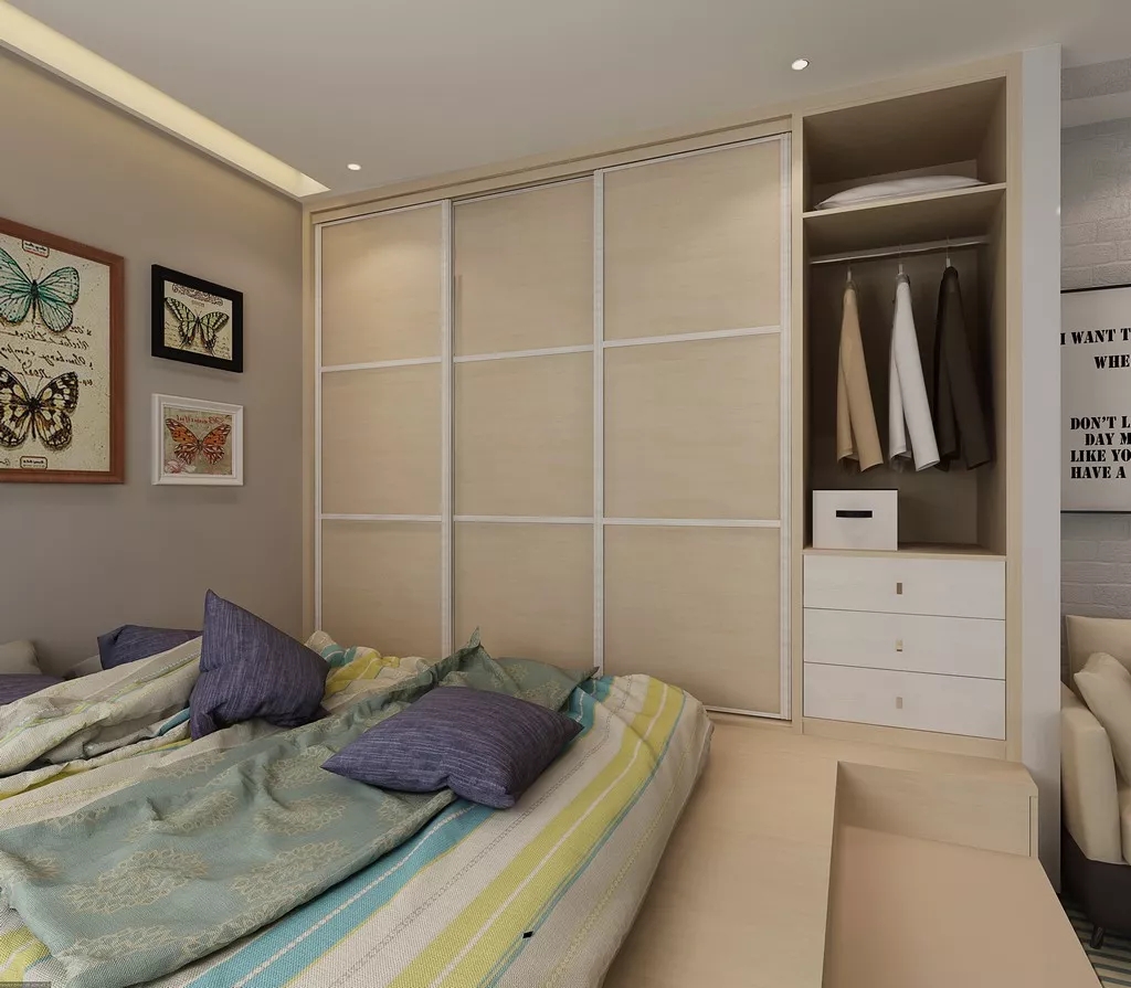 54㎡一室一厅现代简约家居效果图展示