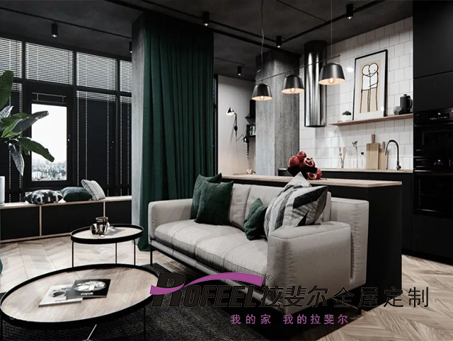 拉斐尔全屋定制 | 50㎡高品质单身公寓