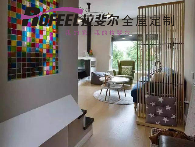 拉斐尔全屋定制 | 90㎡简约小复式,满满的艺术感！