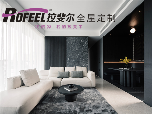 拉斐尔全屋定制|极简高级黑设计，太酷了！