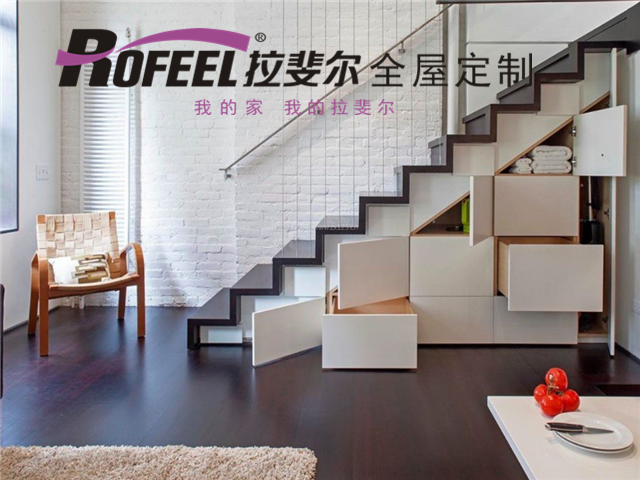 拉斐尔全屋定制|楼梯下方空间利用，展现居家收纳的完美一面！