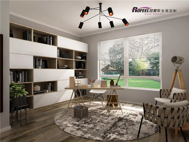 拉斐尔全屋定制|书房这样设计，瞬间让孩子爱上学习！