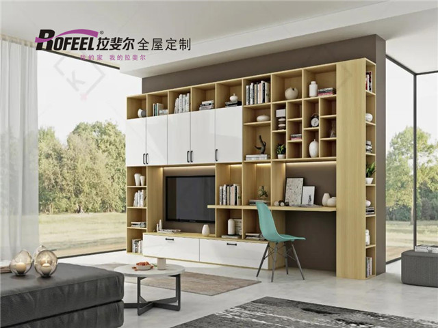 拉斐尔全屋定制|书柜这样设计，兼具实用与美观！