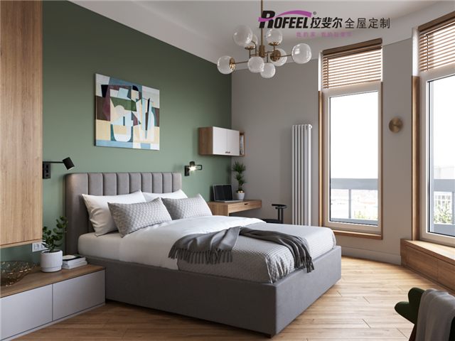 拉斐尔全屋定制|卧室墙面这样设计，睡觉更香了！