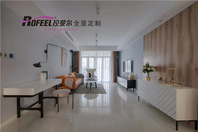 拉斐尔全屋定制|120㎡北欧简约三居室，简约又好看！