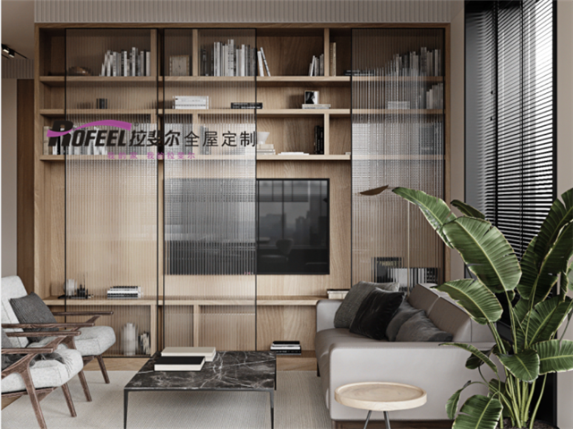 拉斐尔全屋定制|分享5款电视背景墙设计，每一款都美美哒！