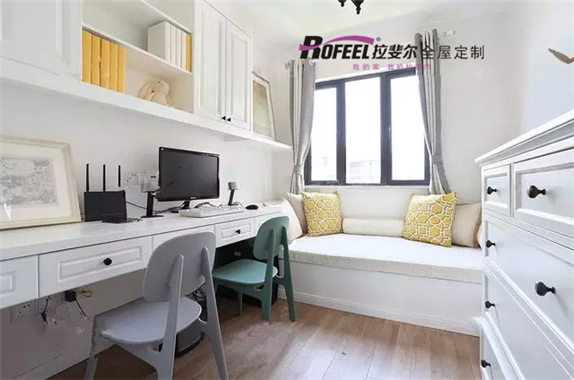 拉斐尔全屋定制|当书房遇上榻榻米，太赞了！