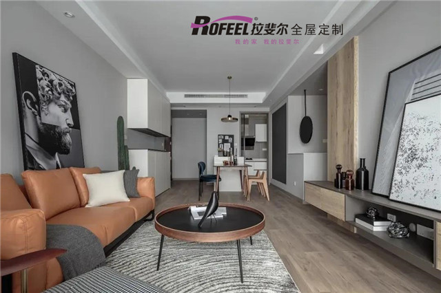 拉斐尔全屋定制|极简主义美学，极致灰+原木！