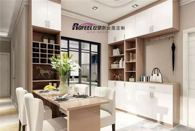 拉斐尔全屋定制|定制餐边柜，记得带抽屉！